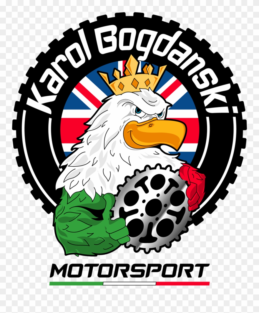 Character Logo Design With Attitude Motorsport - Logo Clipart