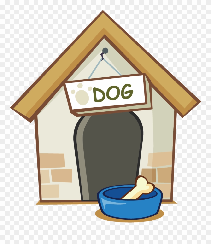 Graphic Library Library Dog Puppy House Transprent - Dibujo De Perro Y Su Casa Clipart