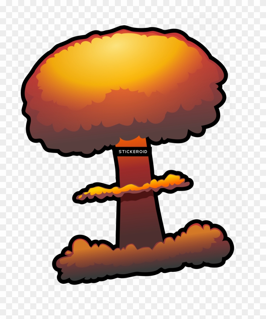 Atomic Explosion Art - Nuke Explosion No Background Clipart
