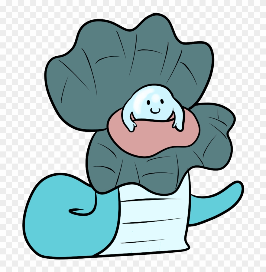 Png Black And White Clam Clipart Blue - Portable Network Graphics Transparent Png