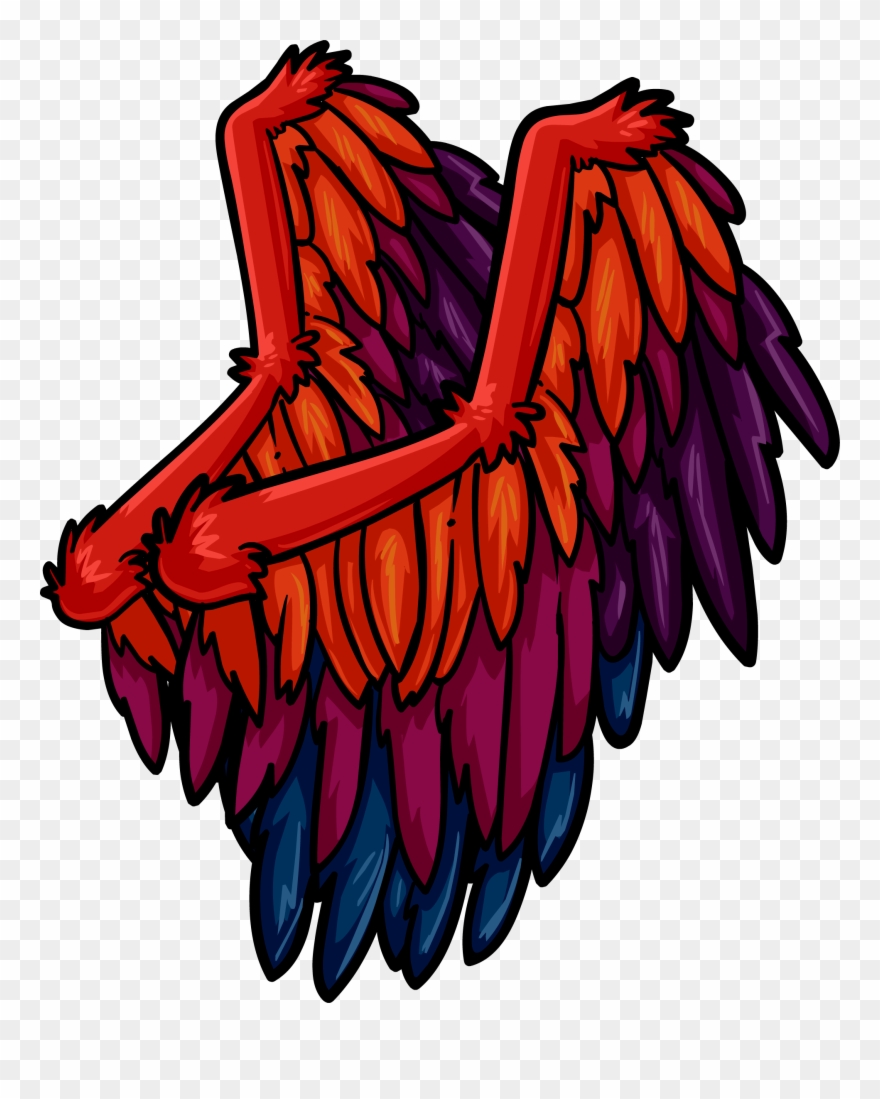 Phoenix Clipart Phoenix Wing - Codigos De Free Penguin Alas - Png Download