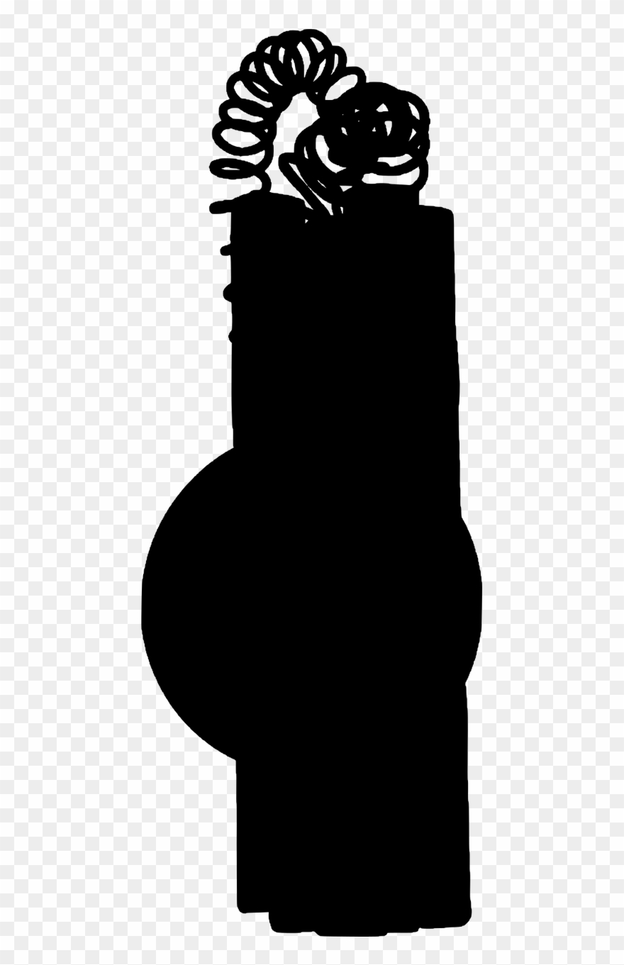 Explosion Time Boom Silhouette - Xmartin Beck Series Terrorists By Per Wahlöö - Used Clipart