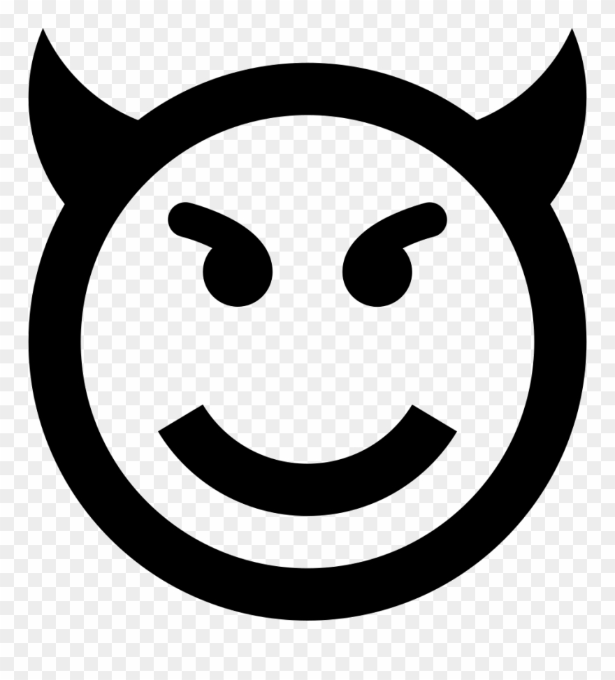 Llama Face Png Black Png Transparent - Evil Icon Clipart