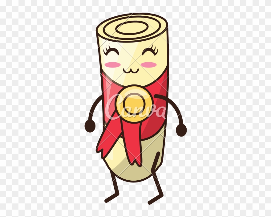 Cute Icons By Canva - Cute Diploma Cartoon Clipart