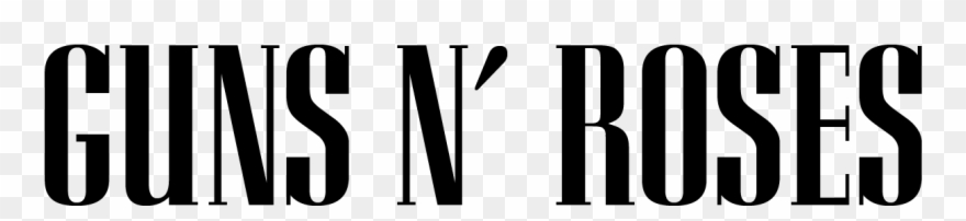 Guns N Roses Font Download Famous Fonts Rifle Clip - Guns N Roses Vector - Png Download