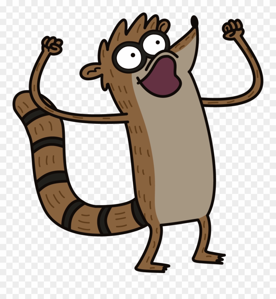 Viven Juntos Y Le Encanta Jugar Con El A Los Videojuegos, - Un Show Mas Rigby Clipart