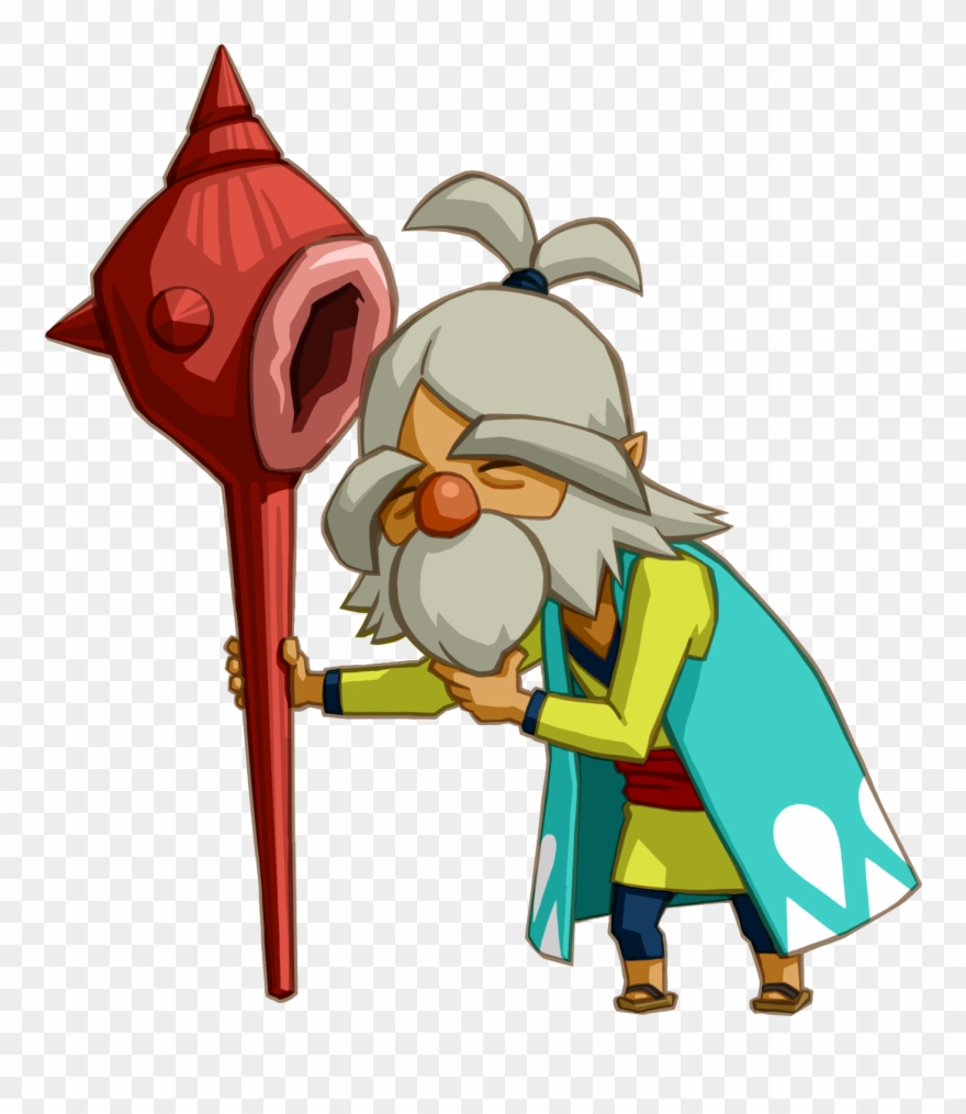 Grandfather Clipart Grandpa Fishing - Legend Of Zelda Phantom Hourglass Oshus - Png Download