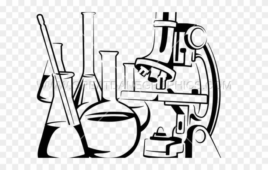 Microscope Clipart Microscope Drawing - Clip Art - Png Download