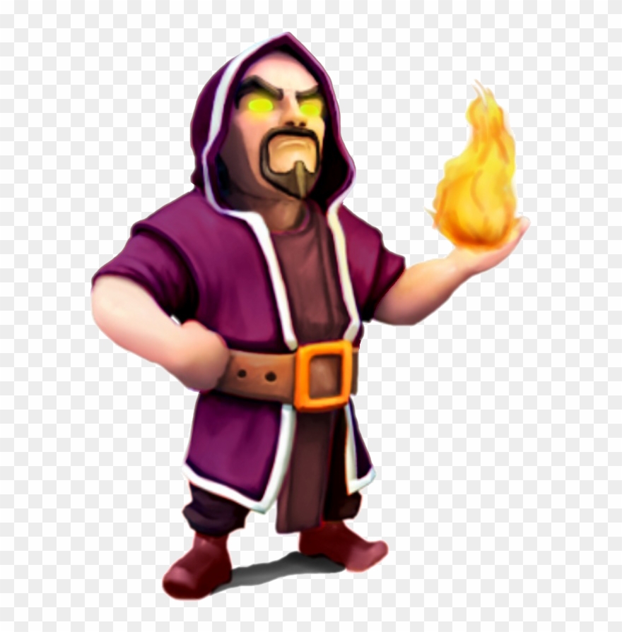 Image Clash Of Clans Clip Art Library Stock - Clash Of Clans Wizard Png Transparent Png