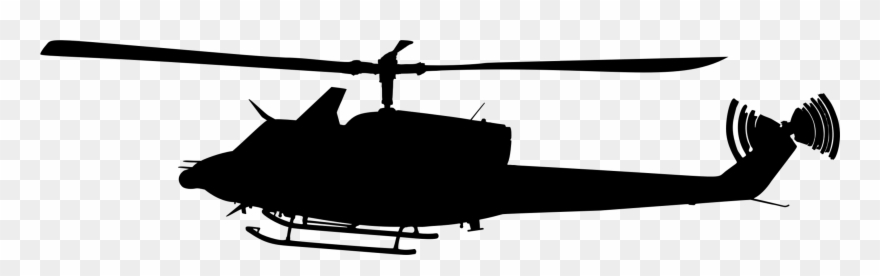 Sikorsky Uh 60 Black Hawk Military Helicopter Bell - Huey Helicopters Silhouette Png Clipart