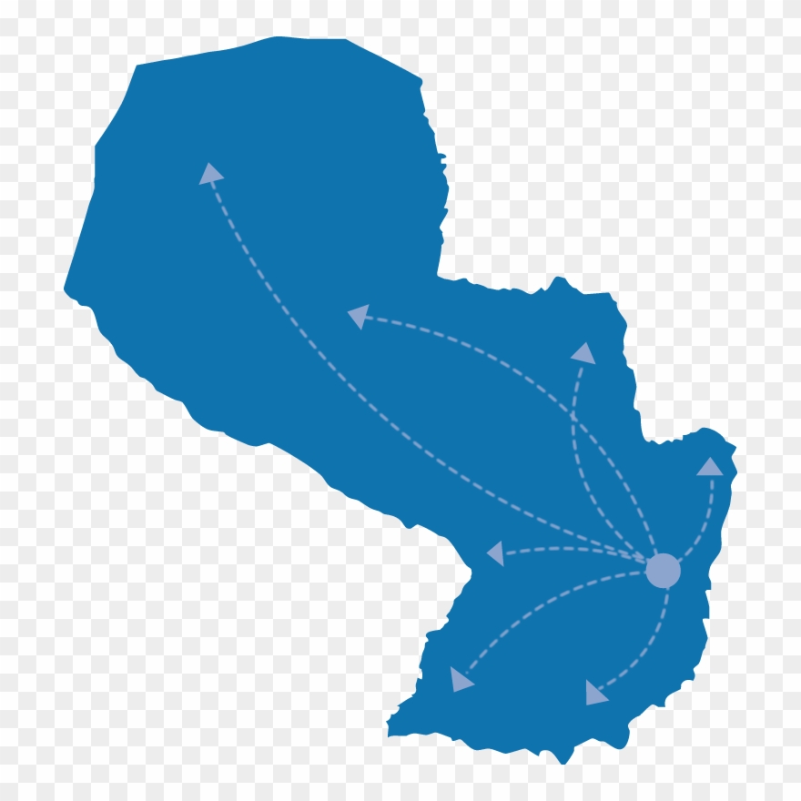 Todo El Paraguay - Paraguay Map Svg Clipart