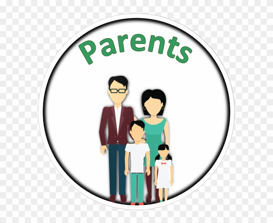 Button Link To List Of Popular Topics For Parents - Family Clipart