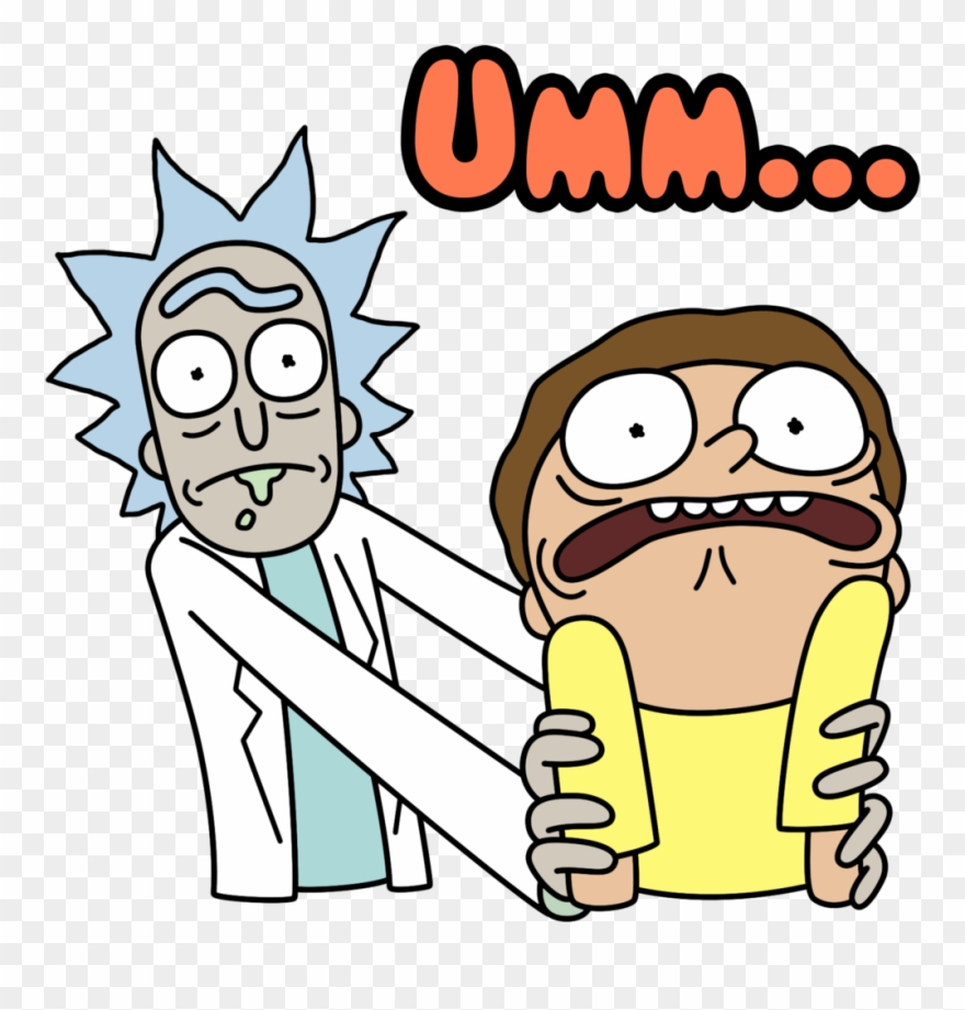 Facebook Stickers - Rick And Morty Clipart