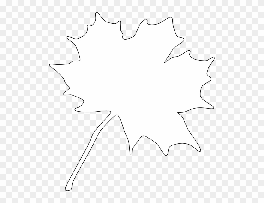 Leaf Border Black And White Clipart - Anonymous Canada - Png Download