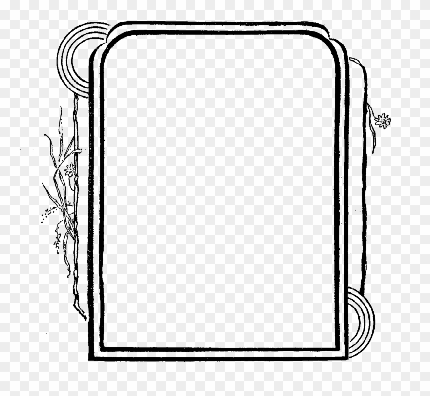 My Favorite Digital Frame Image Is The Third Frame - Line Art Clipart