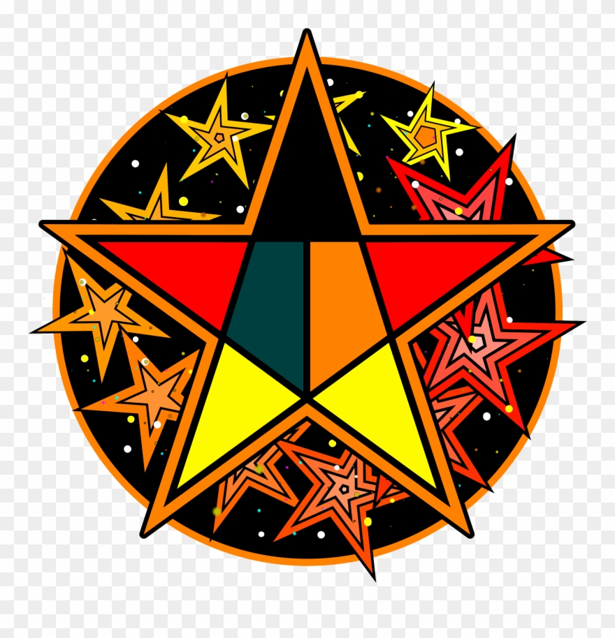 Background Created For The Fire Stars Lego League Team - Star Fire Protection District Clipart
