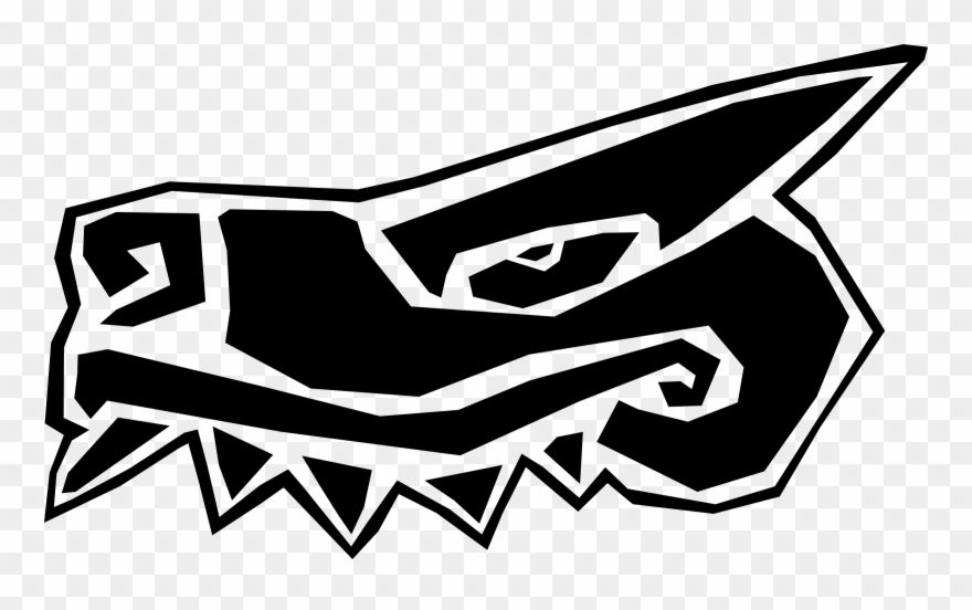 Angular Cipactli Big Image Png - Aztec Cipactli Clipart