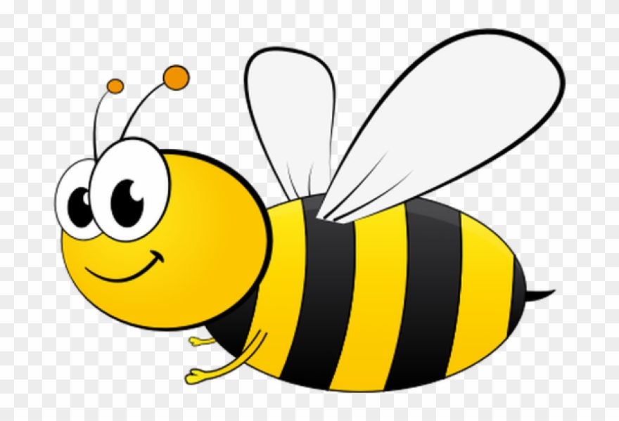 Permalink To Bee Images Clip Art Eyes Clipart - Bee Cartoon - Png Download