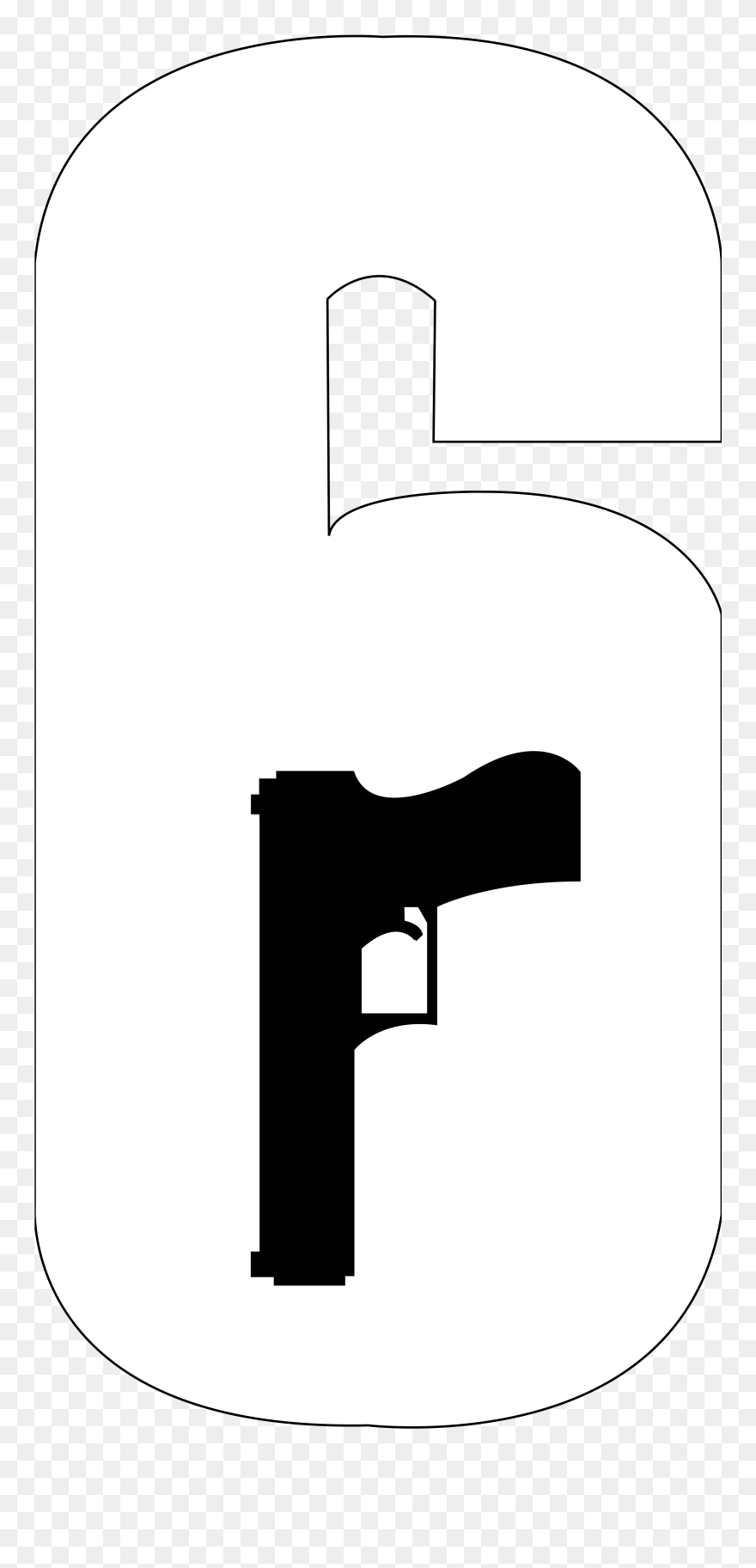 Logo Png Transparent Svg - Rainbow Six Logo Vector Clipart