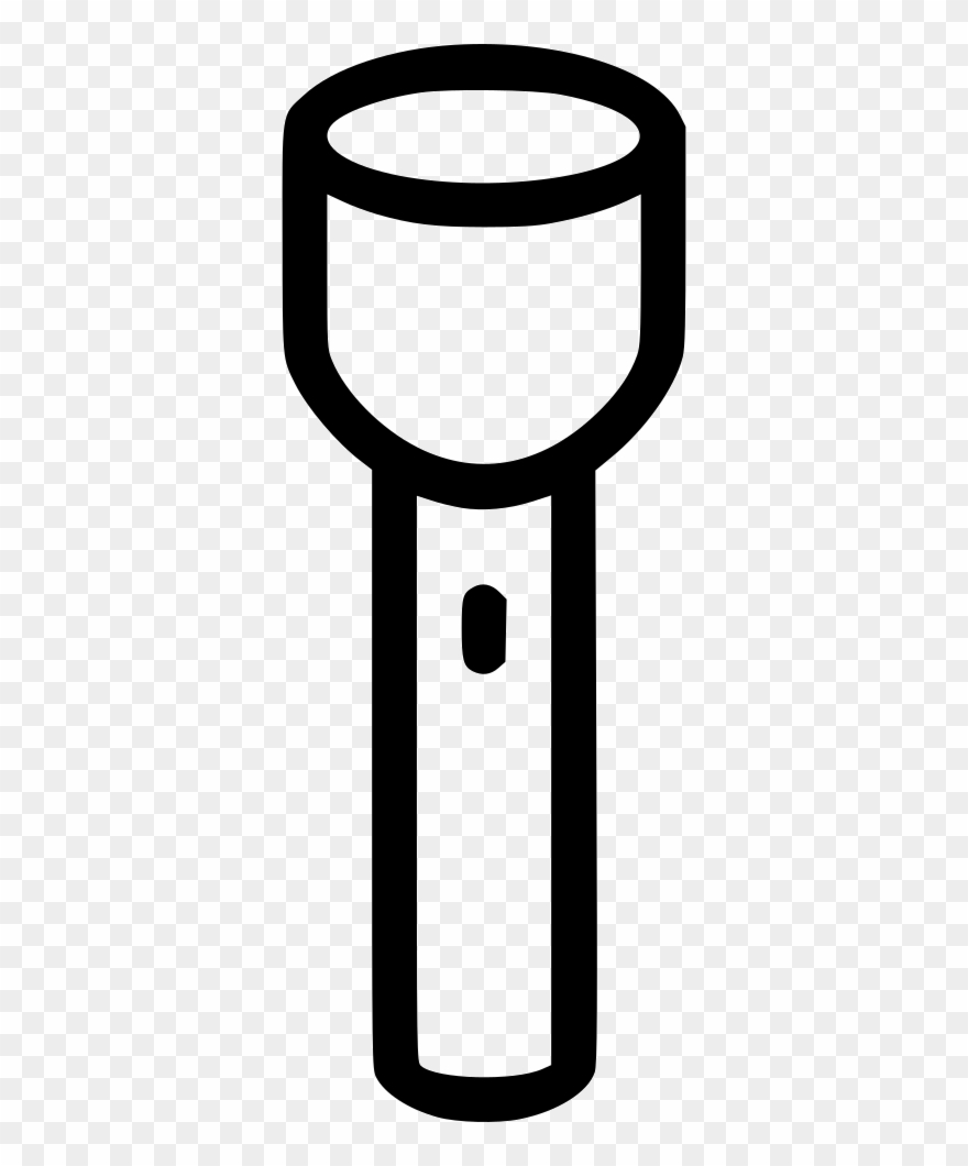 Flashlight Clipart Torch Light - Flashlight - Png Download