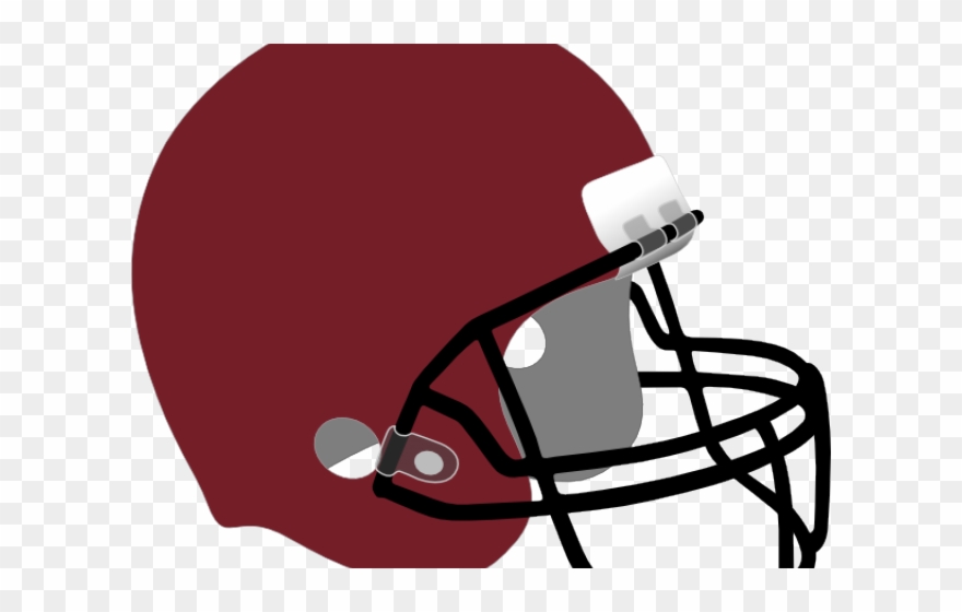 Helmet Clipart Maroon - Football Helmet Clipart Png Transparent Png