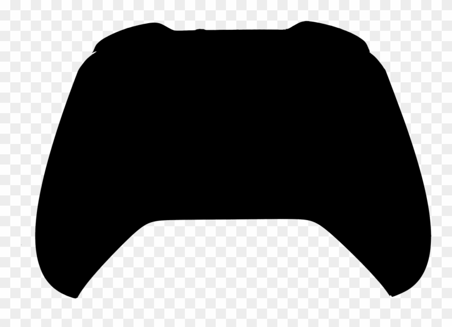 Xbox 360 Controller Silhouette Clip Art At Clker - Xbox One Controller Silhouette - Png Download