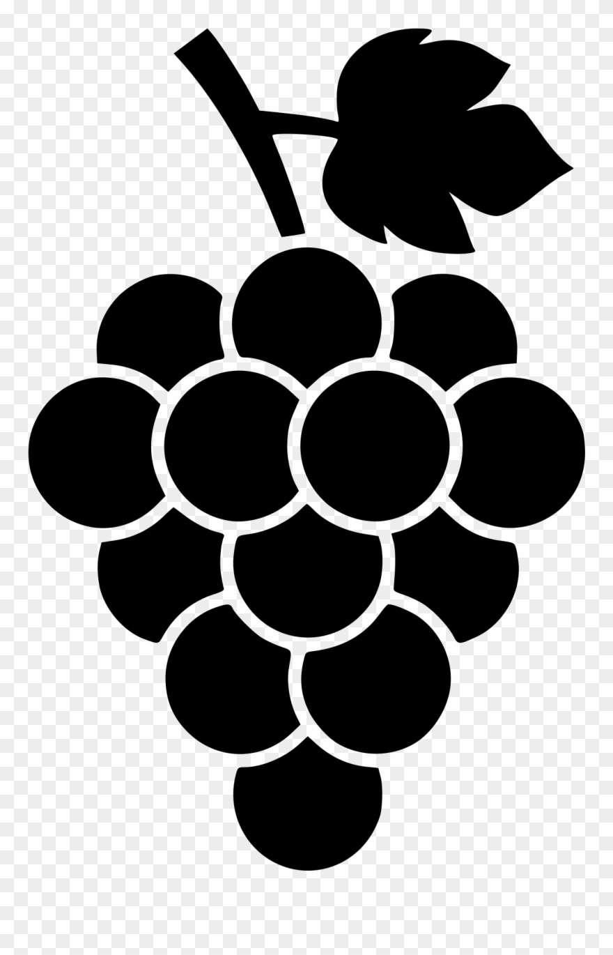 Open - Grapes Clipart - Png Download