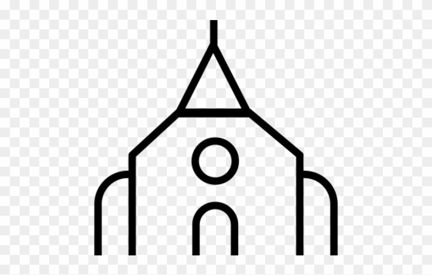 Cathedral Clipart Christianity Church - 天主教 圖案 - Png Download