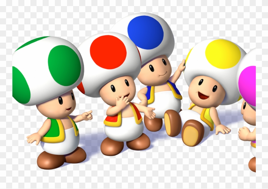 Toad Transparent Wallpaper Mario Png Black And White - Toad Mario Clipart