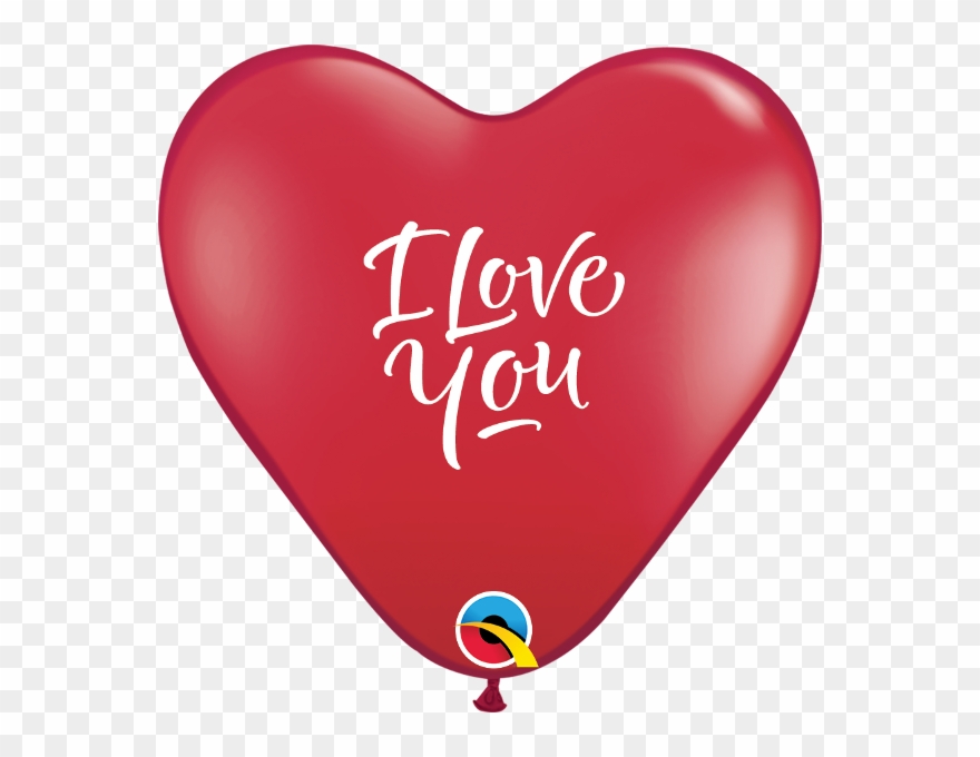 Valentines Day I Love You Script Modern Heart - Big Giant Love Hearts Clipart