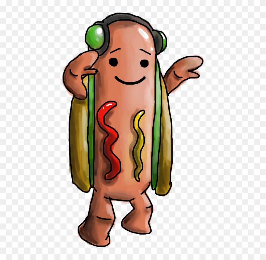 Snapchat Hotdog Drawing Oc - Illustration Clipart