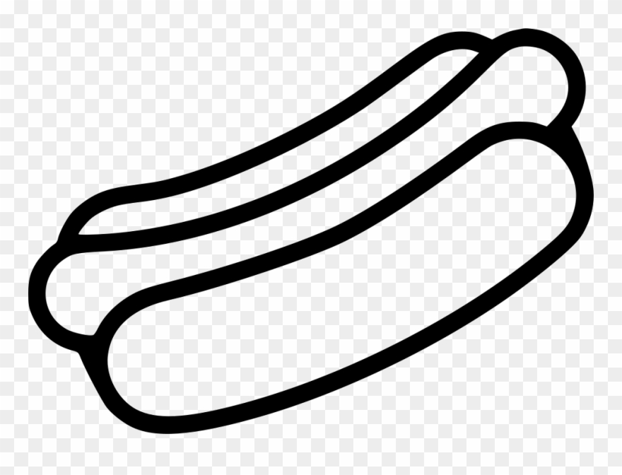 Hot Dog Royalty Free Clip Art Transprent - White Hot Dog Clip Art - Png Download