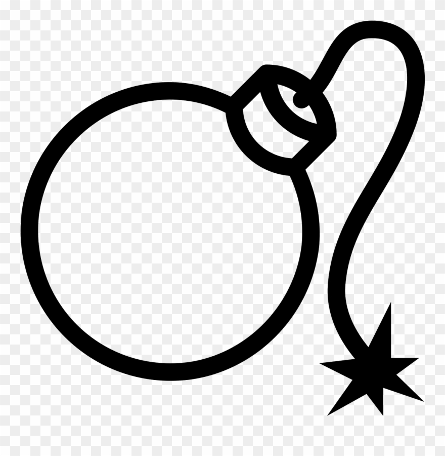 Explosive Icon Free Download - Black And White Explosion Png Clipart