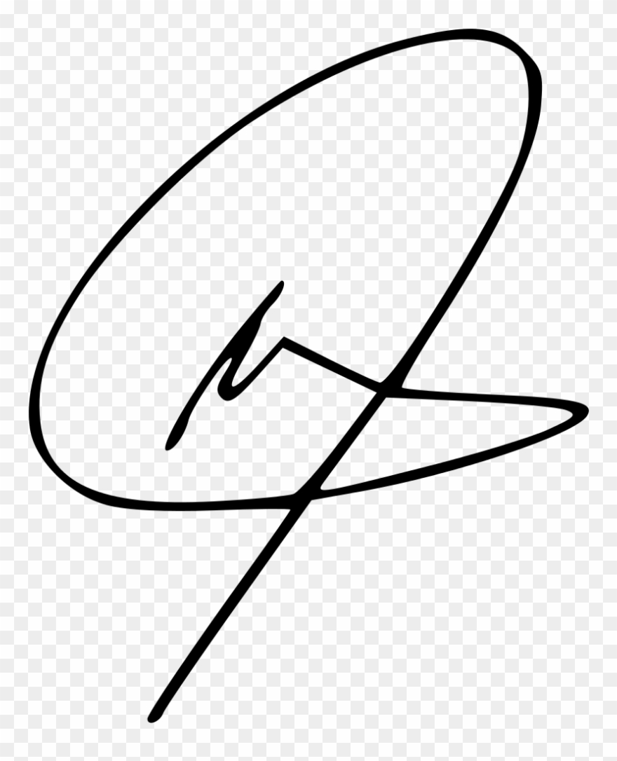 John Key Sig - John Key Signature Clipart