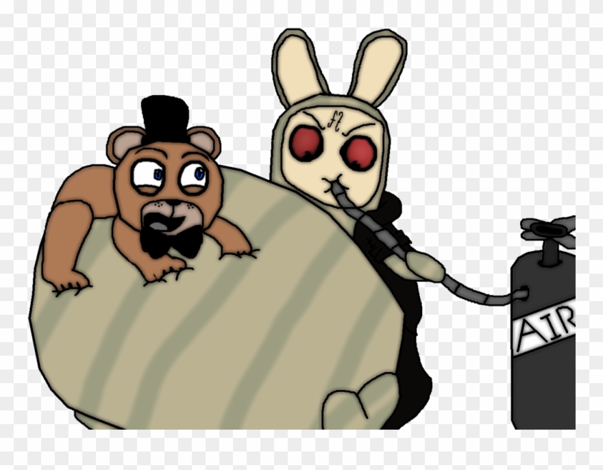 Inflated Maker And Freddy Fazbear By Funtimeamber - Freddy Fazbear's Pizzeria Simulator Clipart