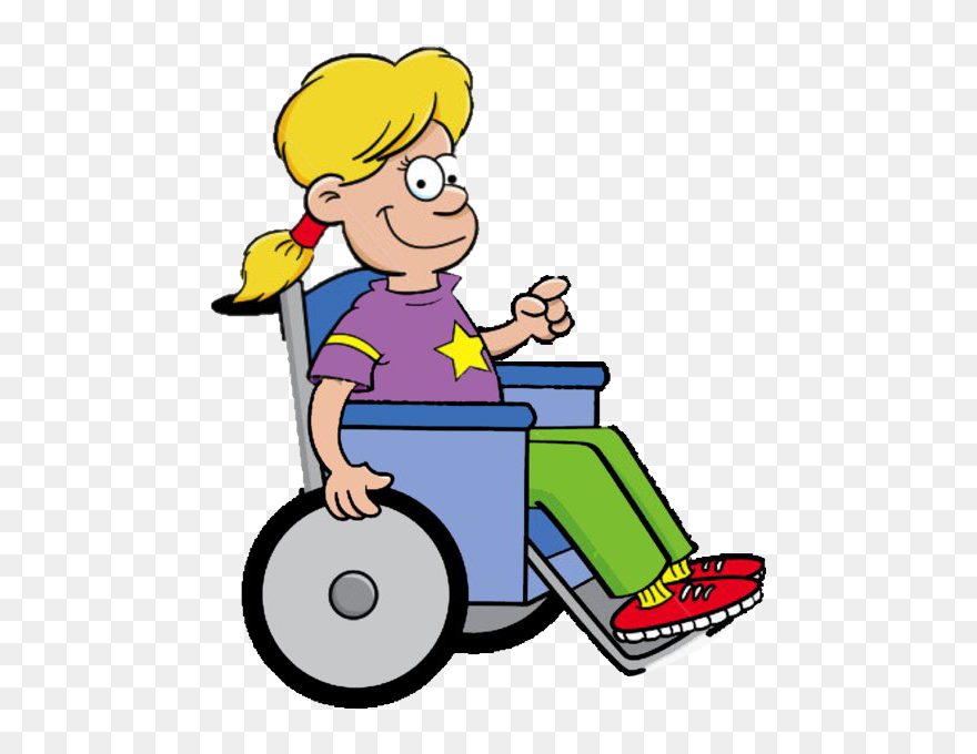 Collection Of Free Disabilities Disability Right Download - Wheelchair User Cartoon Clipart