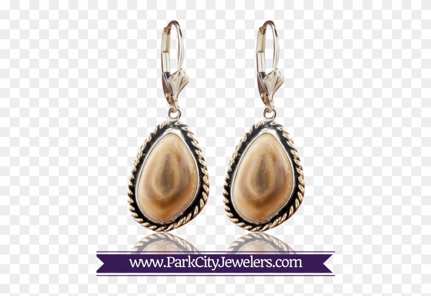 Elk Ivory Braided Earrings - Elk Tooth Ivory Dangle Earrings With Antlers Clipart