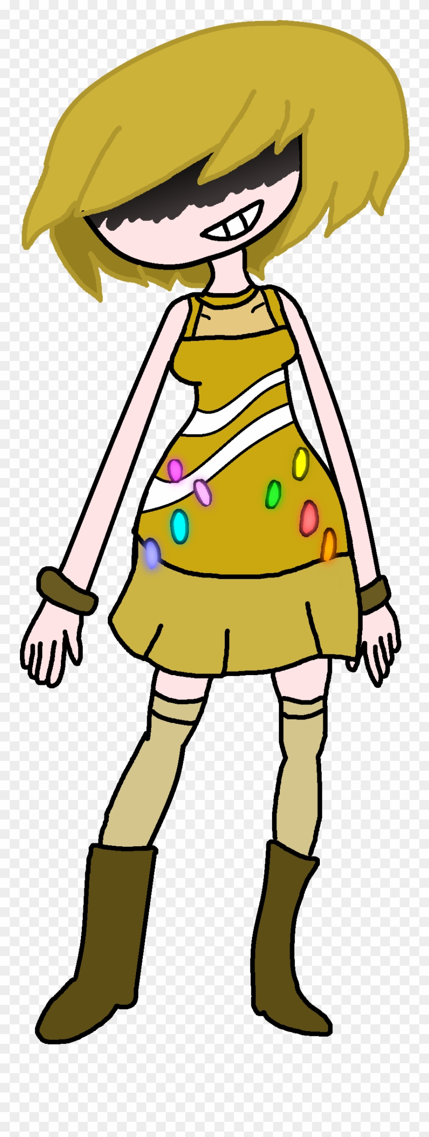 Yellow Aura - Cartoon Clipart
