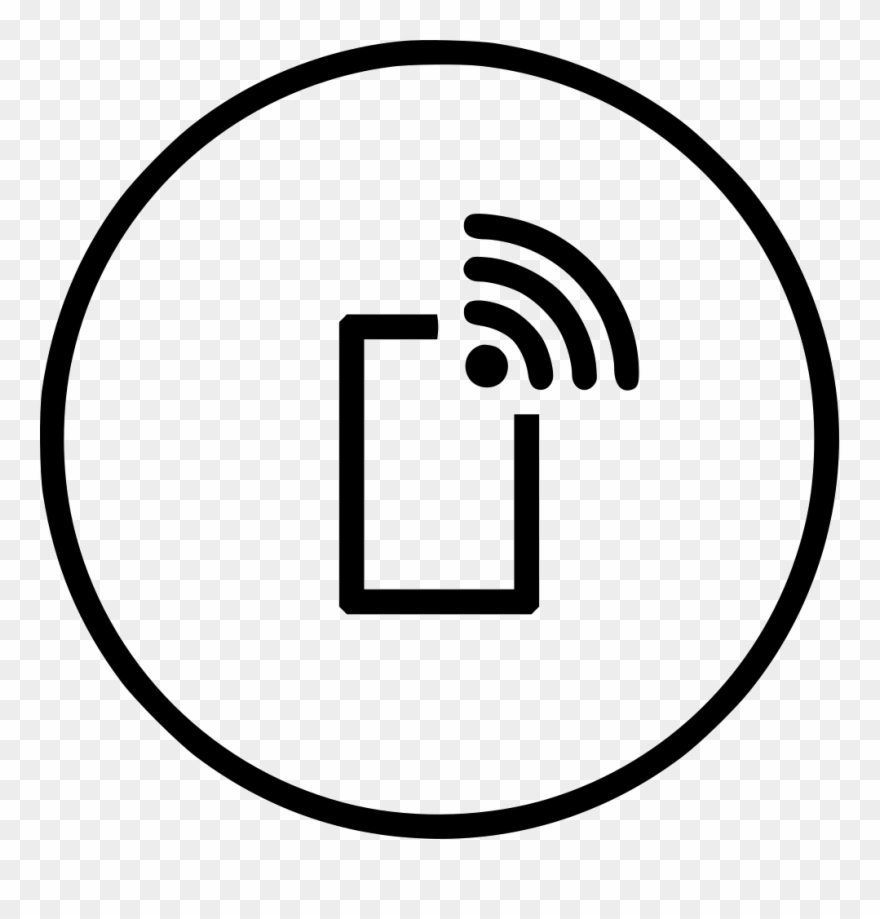 Mobile Wifi Wireless Internet Data Connection Hotspot - Tree Clipart