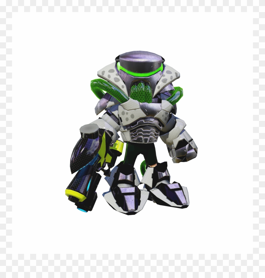 Splatoon Wikia - Splatoon Power Suit Amiibo Clipart