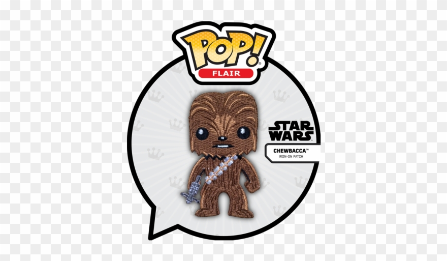 Chewbacca Iron On Patches Clipart