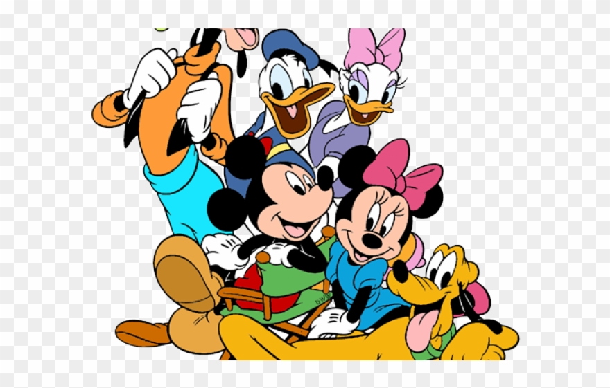 Cruise Clipart Minnie Mouse - Mickey Minnie Donald Goofy Pluto - Png Download