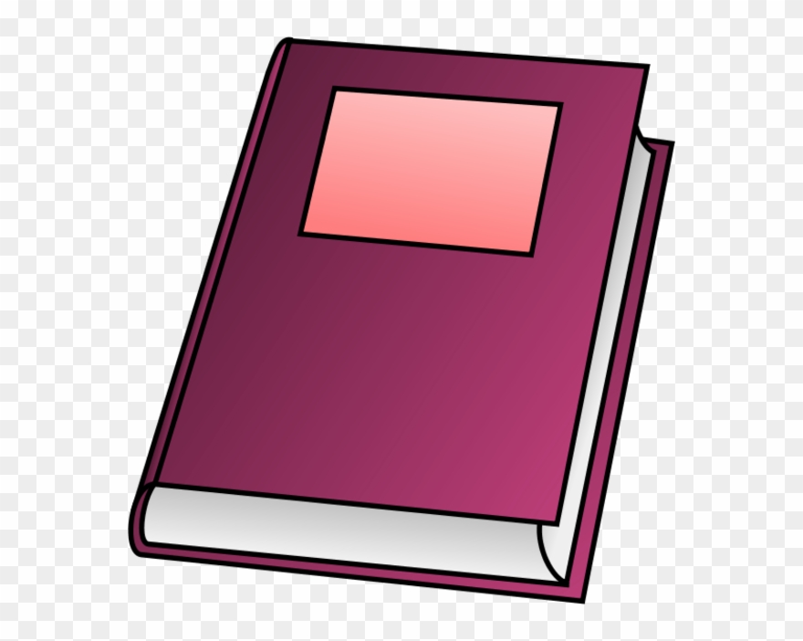 Book Clipart Pink - Simple Drawing Of Book - Png Download