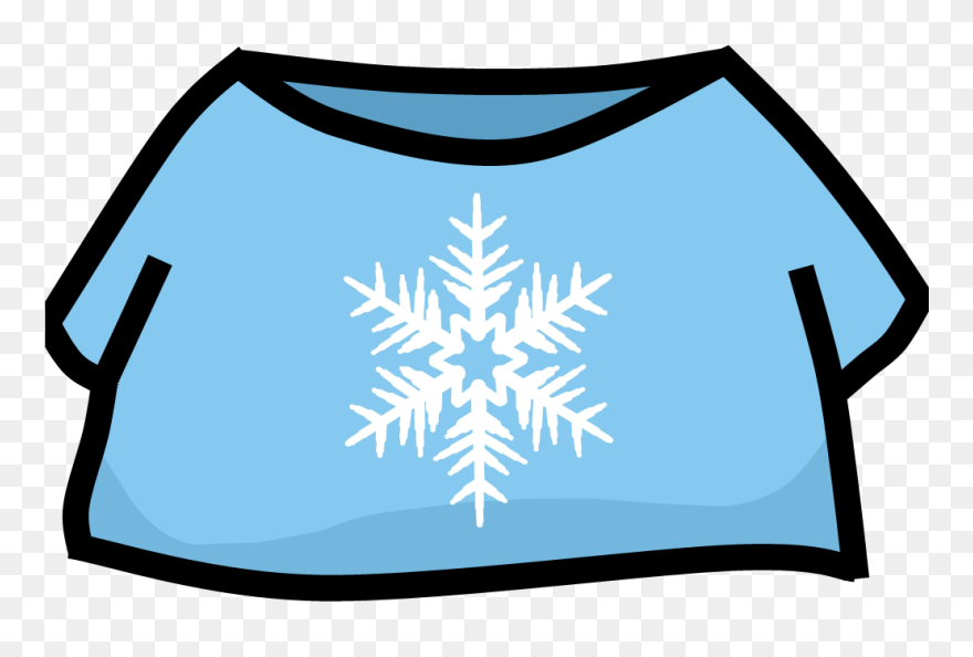 Image - Snowflake Tshirt - Png - Club Penguin Wiki - Clipart Tshirt Club Penguin Transparent Png