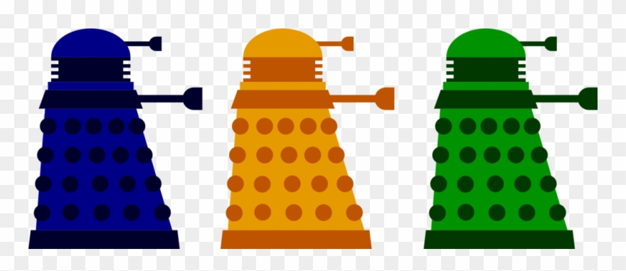 Dalek Parade By S Clipart
