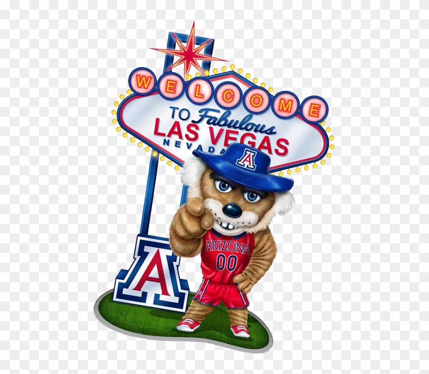 Let's Turn Las Vegas Into Wildcat Country - Ncaa Arizona Wildcats Perforated Decal, Large/12 X Clipart