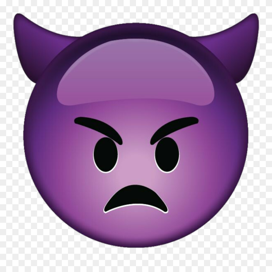 The Derivation Of “cuckold” From “cuckoo” Is Easy Enough, - Purple Devil Emoji Clipart
