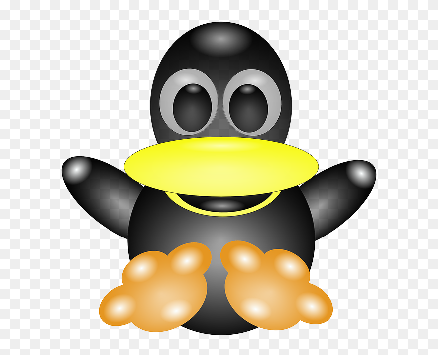 Free Vector Pengu 1 The First One Clip Art - Pengu - Png Download