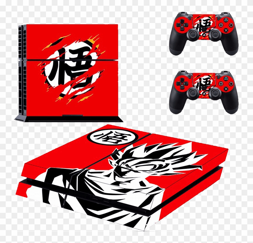 Ps4 Skin Dragonball Z Type 3 Ps4 - Ps4 De Dragon Ball Clipart