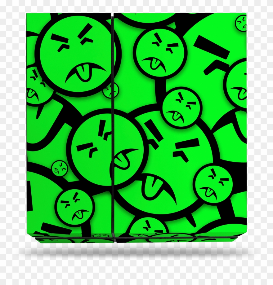 Sony Ps4 Mr - Clean / Dirty Smiley Face & Mr. Yuck Face - Dishwasher Clipart